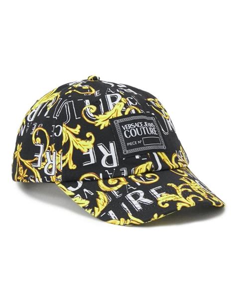 Versace Jeans Couture logo cap in green 